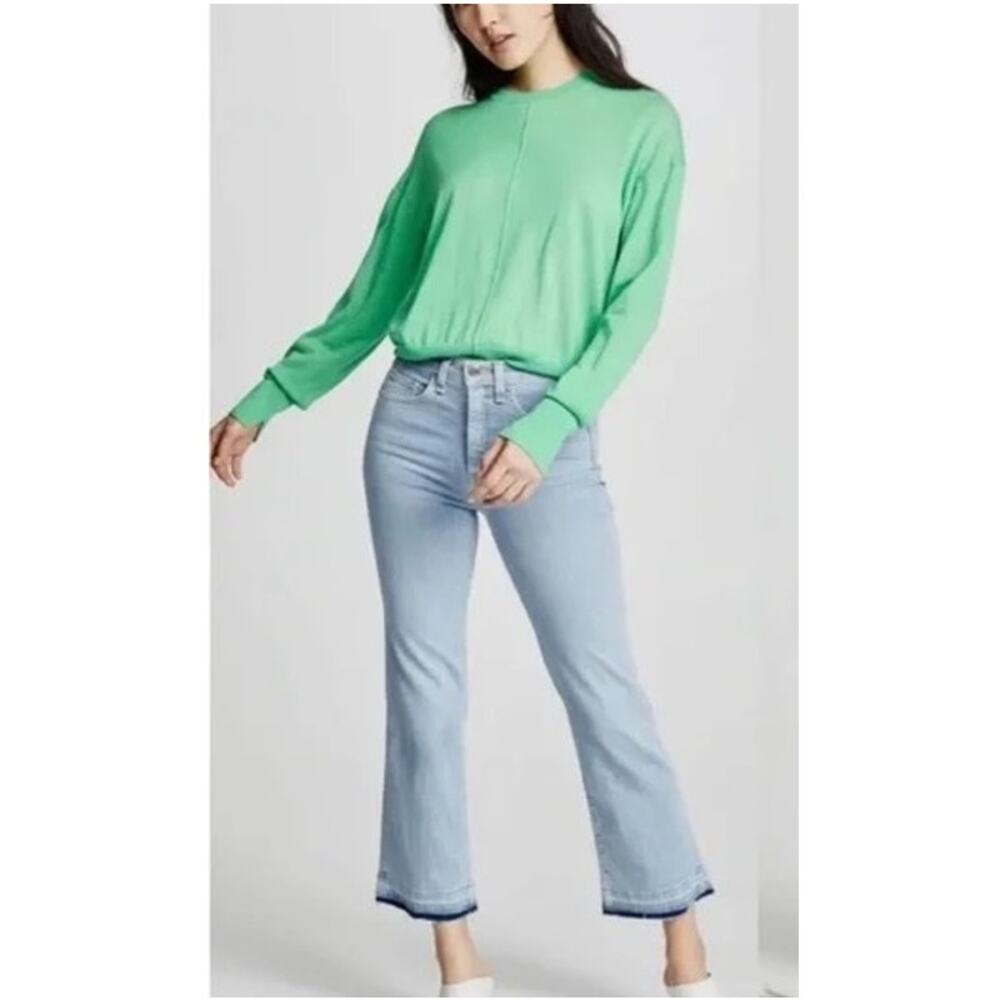 Veronica Beard Jackie jeans size 27, sky wash with fray, ankle length, 26 inseam
